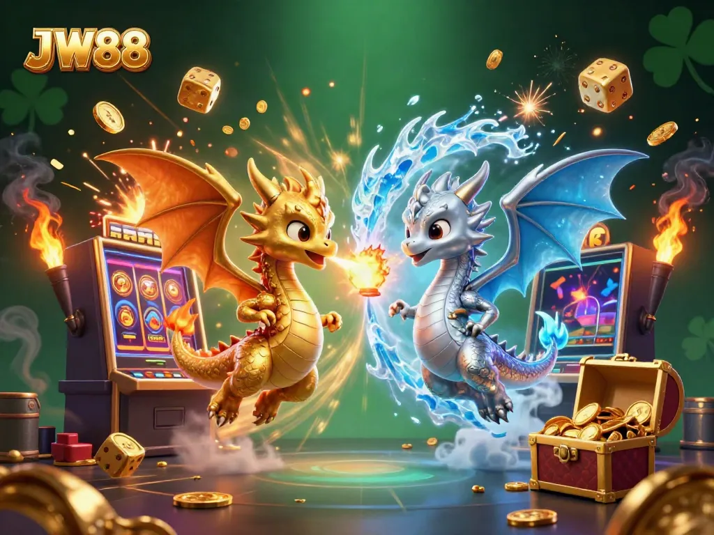 Experience the excitement of JW88 with engaging slot machines and dynamic dragons.