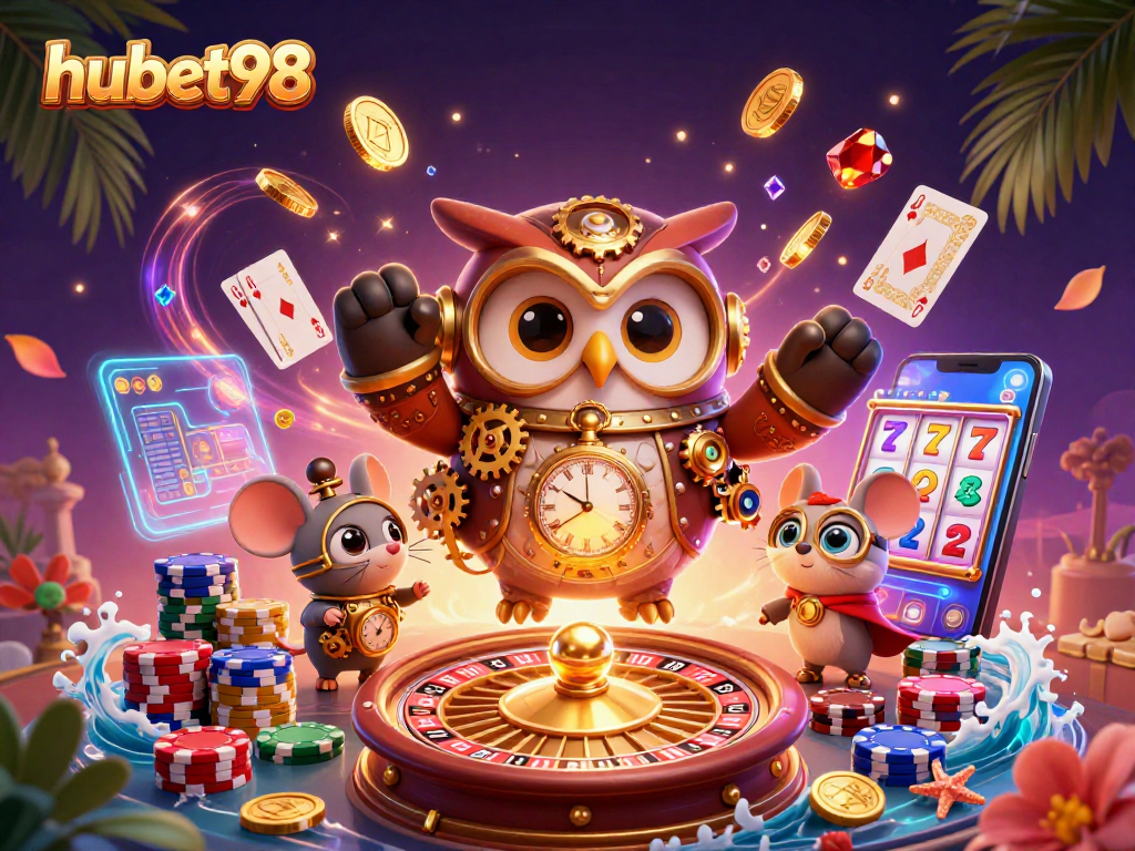 Experience thrilling wins at hubet98 with an adventure in a steampunk casino world