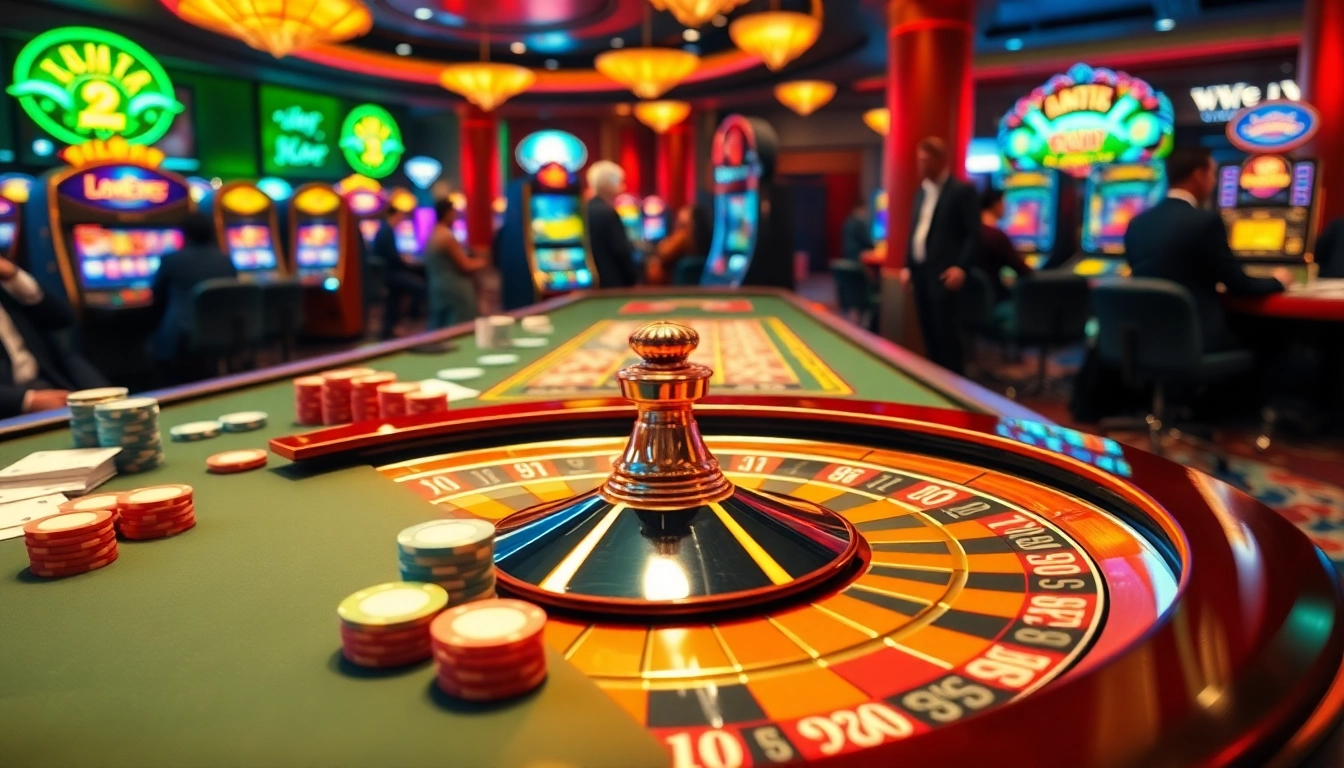 Engaging in high-stakes gameplay at a lode88 ai casino with vibrant poker chips and cards.