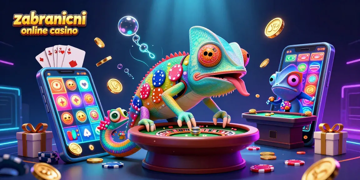 Zahraniční online casino s chameleónem jako proprietářem, zlaté mince létají.