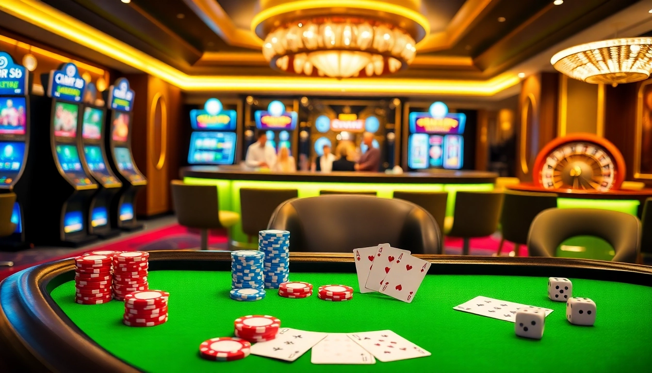 Experience the thrill of CM88 at an upscale casino with poker chips and elegant games.