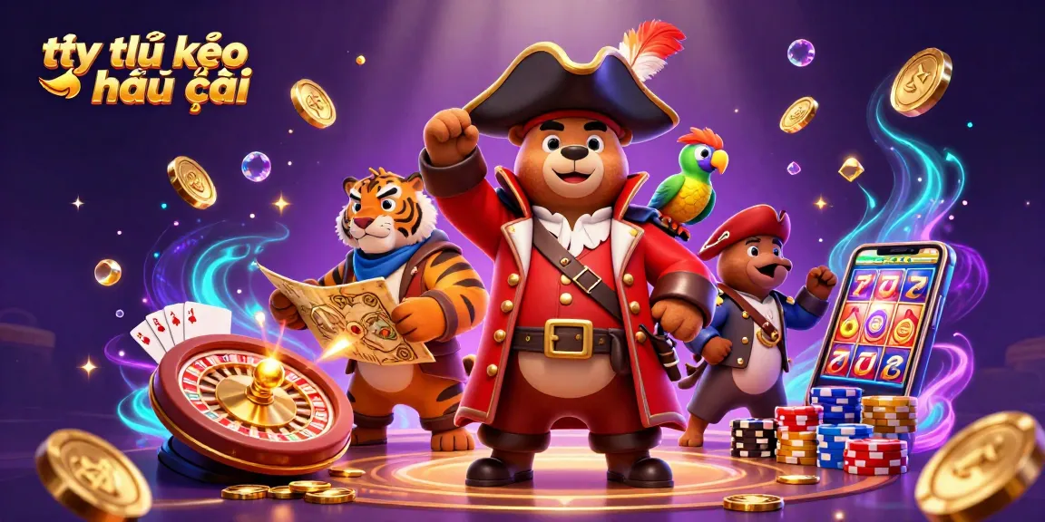 Experience thrilling tỷ lệ kèo nhà cái action as colorful characters navigate a vibrant casino scene.