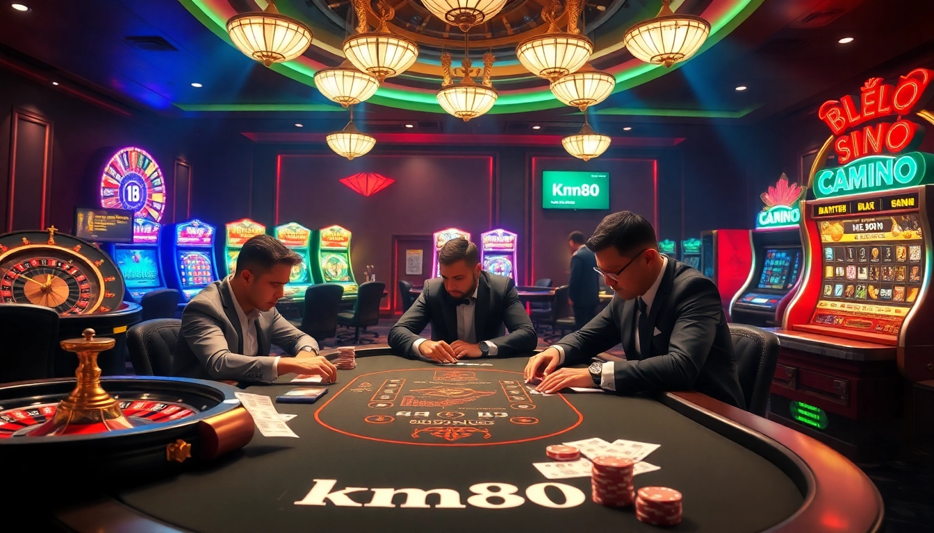 Experience thrilling action at the km88 poker table with vibrant gameplay and engaging atmosphere.