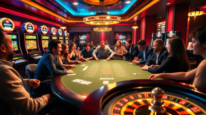 Engage in red88 betting at a luxury casino table with vibrant poker games and digital betting.