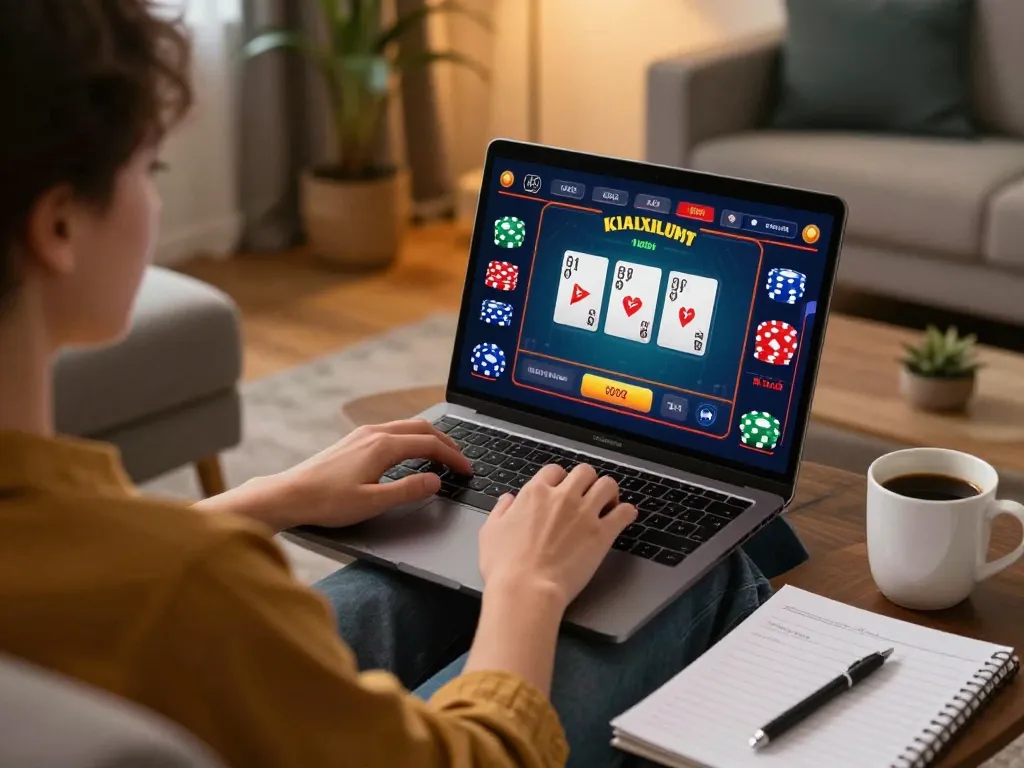 Experience engaging gameplay at open88 with a user-friendly interface in a cozy home setting