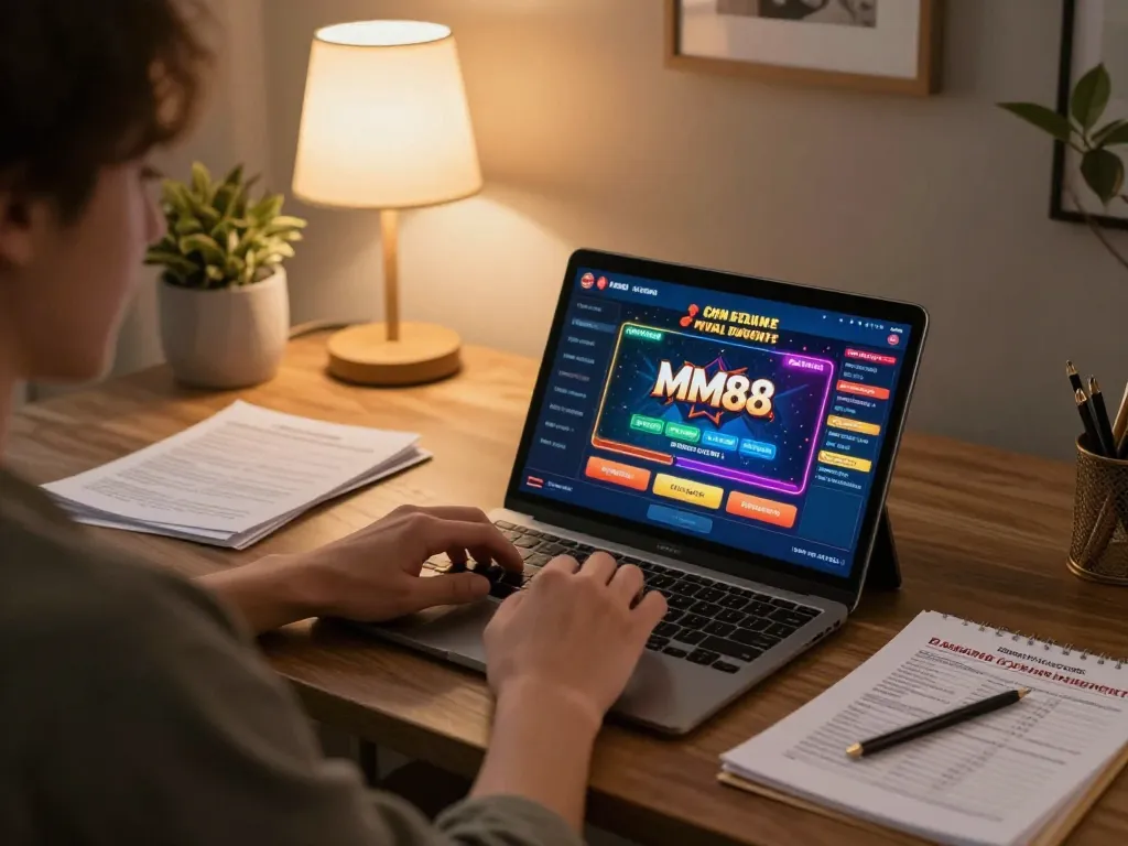 Engaging in online gaming at MM88, with a focus on responsible bankroll management.
