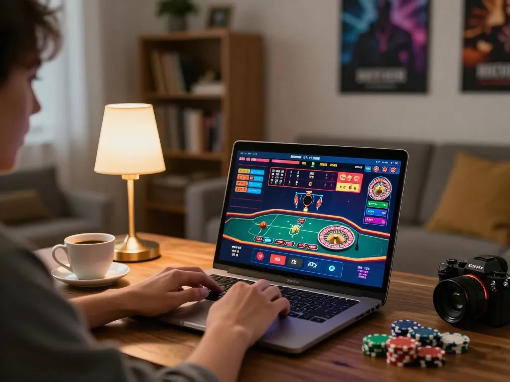 Playing live dealer roulette on one88 casino from a cozy home setup