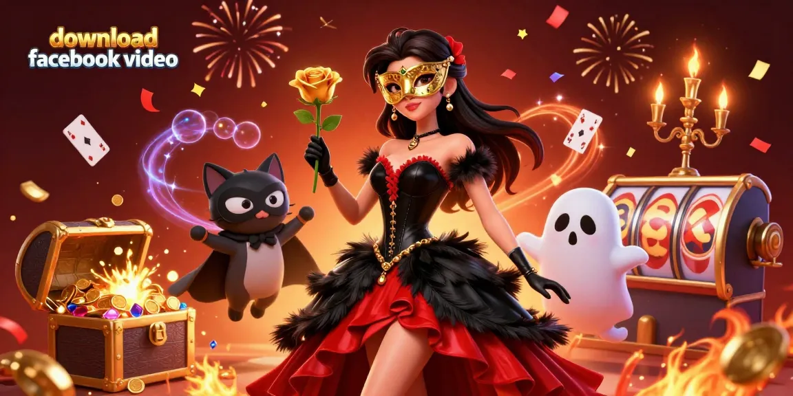 Download Facebook video with flair, showcasing a captivating casino scene with excitement and dynamic elements.