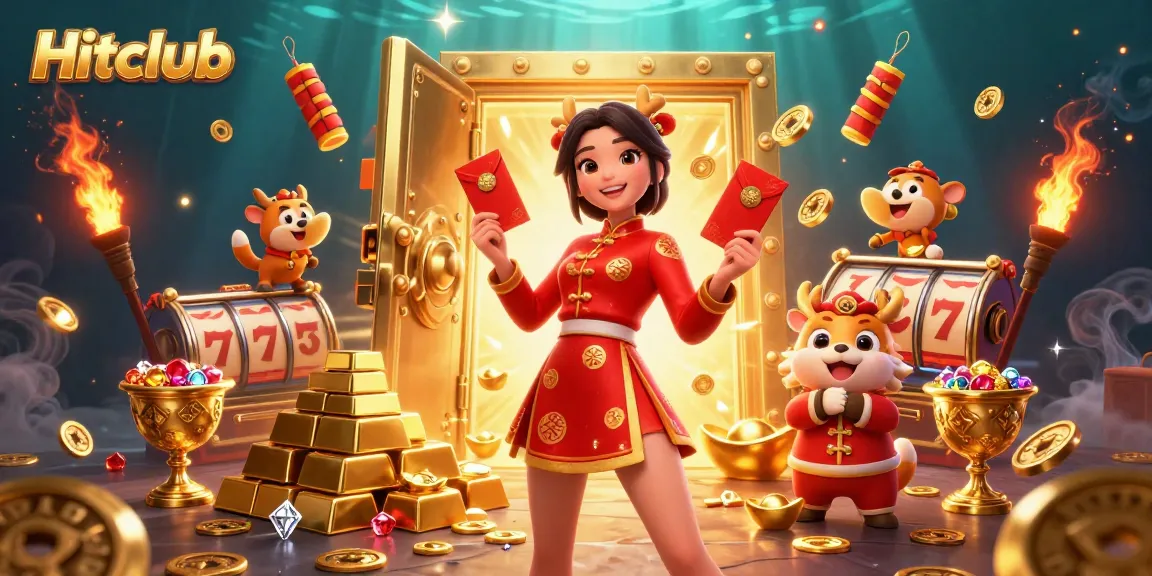 Engage in thrilling gaming at Hitclub with vibrant symbols and treasures of fortune.