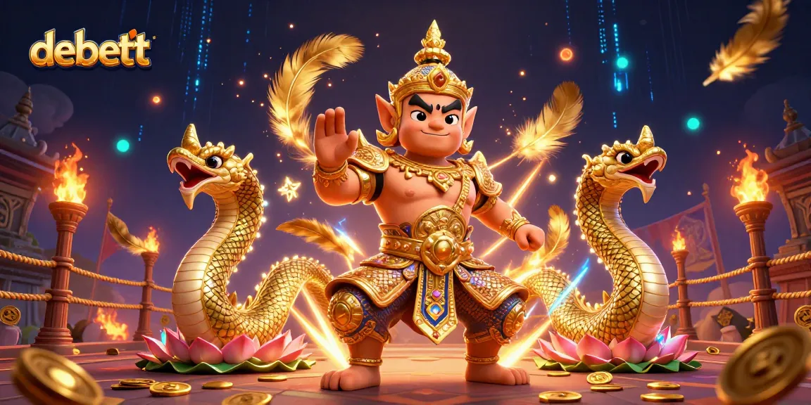 Bet on debett's thrilling gaming experience with fierce guardians and dynamic gold elements.