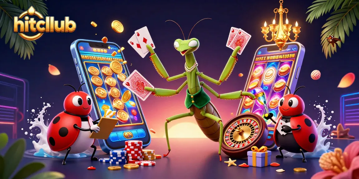 Experience the excitement of hitcllub with vibrant 3D cartoon characters in a casino setting.