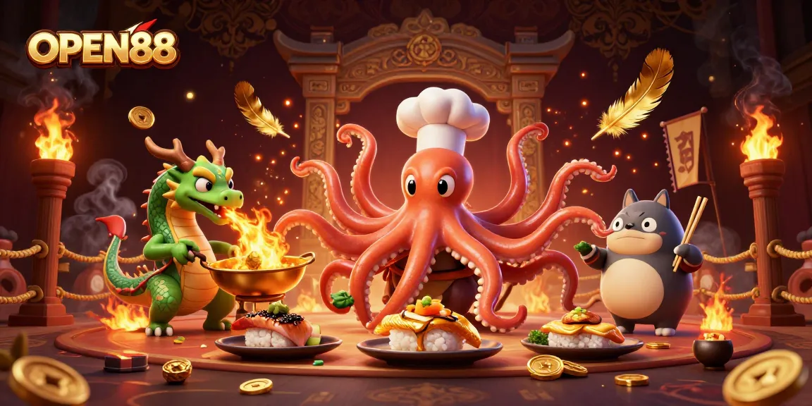 Experience exciting gaming adventures at OPEN88 with fantasy characters, golden coins, and dynamic casino action.